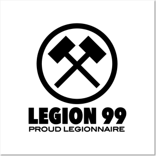 Legion 99 (Black) Posters and Art